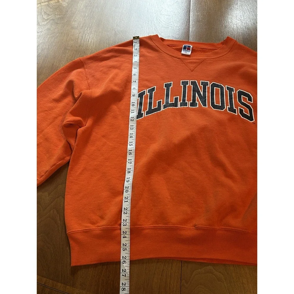 Vtg‎ University Of Illinois Russell Athletic 90s Crewneck Sweatshirt XL